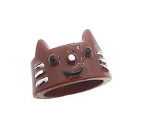Yzdysg Anelli, in resina a forma di gatto, a forma di animale, per festival, compleanni, anniversari, Inner diameter is about 17mm, Resina