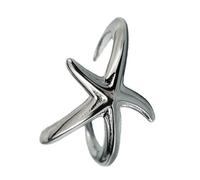 Yzdysg Anelli multiuso a tema oceanico stella marina anelli regolabili gioielli accessorio per donne amanti della natura e amanti della spiaggia, Diameter about 1.8cm, Rame