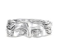 Yzdysg Anelli, Scultura Vintage Anelli Partito Gioielli Scultura Letteraria Ispirato Donna Gioielli Regolabile per Look, Inner circle diameter 1.7cm, Metallo