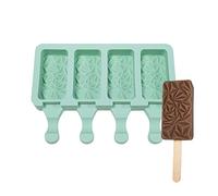 Yzdysg Stampo per gelato, 4 cavità Hill ghiaccioli stampo in silicone per gelato fatto in casa
