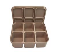 Yzdysg Strumenti per gelato, vassoio in silicone con coperchio per una facile rimozione e prevenzione degli odori, design salvaspazio per casa, cucina o ufficio