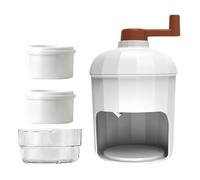 Yzdysg Strumento per gelato, efficace tritaghiaccio portatile, portatile, con vassoio per ghiaccio per granite e bevande
