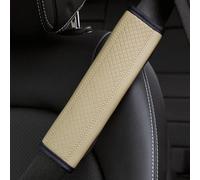YZECEBNF 2 Pezzi Imbottitura per Cintura di Sicurezza PU Pelle per Kia Rio Sorento Sportage Ceed, Copricintura Sicurezza Cuscino Spalla Protezioni della Spalla Confortevole Rimovibile Parti per Auto