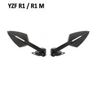 YZFR1 Nuovi Specchi Retrovisori Moto Con Indicatori LED Per Yamaha Nero