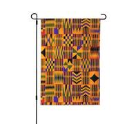 YzgWjBhd Bandiera tribale africana con texture etnica verticale su entrambi i lati, grande bandiera per la primavera ed estate, decorazione stagionale, 31,8 x 45,7 cm