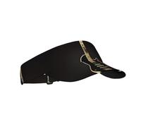YzgWjBhd Cappellino da baseball con stampa di chitarra nera, cappello da baseball regolabile, per uomini e donne, nero, taglia unica