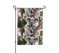 YzgWjBhd Simpatica bandiera Koala House verticale su entrambi i lati, di alta qualità, per primavera ed estate, grande bandiera per casa, decorazione stagionale, 71,1 x 101,6 cm