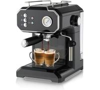 YZHYYDS Macchina per caffè italiano, macchina automatica per schiumare il latte a vapore con serbatoio dell'acqua da 1,5 l e montalatte, riscaldamento rapido, ideale per bevande di qualità da barista