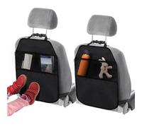 YZKKKY 2 PCS Cuscino Anti Calcio per Seggiolino Auto per Ford Focus Turnier 4 (IV) HP I 2018-2024, Impermeabile Oxford Copri Sedile Auto Bambini con Portaoggetti