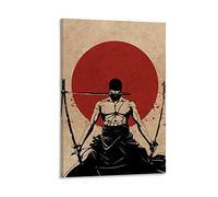 YZLI Anime Un Pezzo Roronoa Zoro Poster Decorativo Pittura Della Parete Tela Arte Soggiorno Poster Camera Da Letto 30x45cm