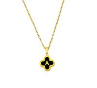 YZLPLP Collana Donna Ragazza Iniziale lettera con ciondolo di A B C D E F G H I J K L M N O P Q R S T U V W X Y Z Regalo per donna ragazza regalo per Natale, compleanno, San Valentino (A)