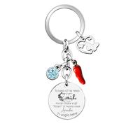 YZLPLP Portachiavi Collega Donne Regali per Amica Regalo Colleghi Idee Regalo Uomo Colleghe Amicizia Porta Chiavi Regalo per Colleghi Che Va Via Grazie Pensione Regali per Amica Maestra (2)