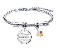 YZLPLP Regali di Ispirazione braccialetto portafortuna braccialetto amico regalo amica fidanzata regalo donna compleanno“non dimenticarti di quanto sei forte”
