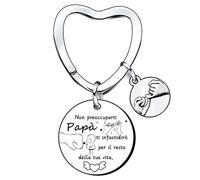 YZLPLP Regalo Festa del Papà Regalo Papà Festa del Papà Idee Regalo Portachiavi Papà Festa del Papà Regali Personalizzati Regali per Papà Regali per la Festa del Papà Regalo Pensione Papà (8)