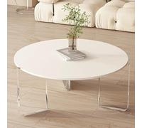YZMJXNYY Tavolino Rotondo, Tavolino Sospeso in Acrilico Trasparente, Design Innovativo, Combinazione Libera, Adatto for Soggiorno, Balcone, Ufficio(Medium)