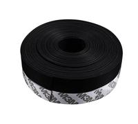 YZNHMQ Striscia di guarnizione autoadesiva in silicone per porte, 5 m, larghezza 35 mm, per fessure della doccia in vetro di casa (nero, 45 mm)
