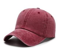 YzoTek Berretto da Baseball in Tinta Unita Lavato - Cappello in Cotone Regolabile retrò Berretto da Golf Vintage Non Strutturato per Uomo Donna