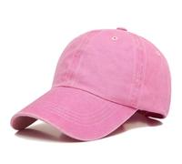 YzoTek Berretto da Baseball in Tinta Unita Lavato - Cappello in Cotone Regolabile retrò Berretto da Golf Vintage Non Strutturato per Uomo Donna