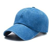 YzoTek Berretto da Baseball in Tinta Unita Lavato - Cappello in Cotone Regolabile retrò Berretto da Golf Vintage Non Strutturato per Uomo Donna