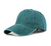 YzoTek Berretto da Baseball in Tinta Unita Lavato - Cappello in Cotone Regolabile retrò Berretto da Golf Vintage Non Strutturato per Uomo Donna