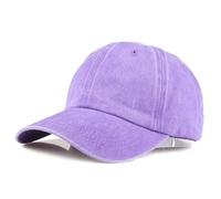 YzoTek Berretto da Baseball in Tinta Unita Lavato - Cappello in Cotone Regolabile retrò Berretto da Golf Vintage Non Strutturato per Uomo Donna