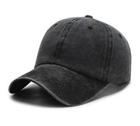 YzoTek Berretto da Baseball in Tinta Unita Lavato - Cappello in Cotone Regolabile retrò Berretto da Golf Vintage Non Strutturato per Uomo Donna