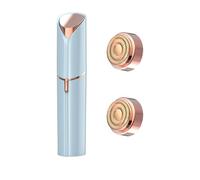 YzoTek Rifinitore Bikini Ricaricabile per Donna - Mini Rasoio Elettrico Portatile Senza Fili, Depilazione Indolore per Gambe Viso Braccia Ascelle Zona Bikini Corpo con 2 Testine di Rasoio Extra