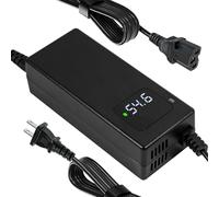 YZPOWER Caricabatteria al litio 54.6V 2A per tuttio soleil01 48V 21AH batteria al litio, caricabatterie intelligente con display per evitare sovraccarichi