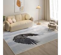 YZQGLHP Tappeto Avvoltoio, Tappeti Nevicare, Tappeto Ingresso Interno 200x300 cm Tappetino Antiscivolo Lavabile Morbido a Pelo Corto per Cucina, Salotto, Arredamento Casa