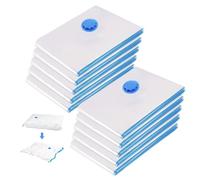 YZROHYI 10 Pezzi Buste Sottovuoto Vestiti da Viaggio 30 X 40 cm,Sacchetti Salvaspazio Riutilizzabili,Sacchi Sotto Vuoto da Viaggio,Vacuum Bags Travel,Sacchi Sottovuoto Piumoni,Vacuum Storage Bags