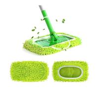 YZROHYI 2 Pezzi Panni Lavapavimenti per Swiffer,Cuffie Microfibra per Pavimenti,Cuffie di Ricambio per Scopa,Panni Spray Mop Lavabili,Panni Catturapolvere Riutilizzabili,Ricambio Panno Lavabile