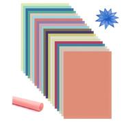YZROHYI 20 Pezzi Carta Trasparente Colorata 29.7 X 21 CM,Carta da Lucido Trasparente Fogli A4,Tracing Paper,Cartas Lucida per Stampante Multicolore,Cartas Fatta A Mano per Disegno Artistico per DIY