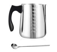 YZROHYI Pentolino Sciogli Cera per Candele 900 ML,Pentola per Candele Fai Da Te,Pentolino per Sciogliere Sapone Inox,Pentola Fusione Cera con Bilancia E Cucchiaio,Casseruola per Produzione Candela