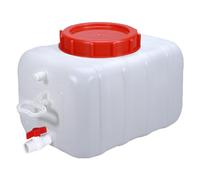 YZRXD Campeggio Tanica Acqua, Contenitore per Acqua con Rubinetto Portatile in Plastica, Serbatoio Acqua Campeggio per Cucina, Camper Secchio Portatile(Size:25L,Color:Bianco)