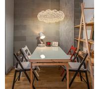 YZSJ Lampadario Ovale A Nuvola Moderno Creativo A LED Lampadario Regolabile in Altezza Adatto A Centri Commerciali Ristoranti Negozi di Abbigliamento Soggiorno(30cm)