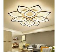 YZSJ Moderna LED Plafoniera Dimmerabile Con Telecomando Lampada Da Soffitto Metallo Acrilico Creativo Soggiorno Camera Stanza Dei Bambini Lampadario Sala Pranzo Illuminazione Da Cucina,A,110CM(110W)