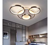 YZSJ Moderna LED Plafoniera Dimmerabile Con Telecomando Lampada Da Soffitto Metallo Acrilico Creativo Soggiorno Camera Stanza Dei Bambini Lampadario Sala Pranzo Illuminazione Da Cucina,D,53CM(42W)