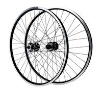 YZSMD 26/27,5/29 Pollici MTB Mountain Bike Front And Posoltle Set con Doppio Disco a Sei buche, Alluminio 2 Raggi (Anteriore+Posteriore) ), aggiuntivowlabs :