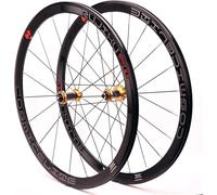 YZSMD Bicycle Wheelset 700c 7 8 9 10 Hub di Carbonio a Cassetta a 11 velocità Rim 40mm v/c Freno Quick Release Road Piene 1900GR ), aggiuntivowlabs :