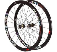 YZSMD Ruota a Parete a Doppia Parete per Bici da Road da 700c Rim Fissa da 40 mm 1,37 × 24 TPI a velocità Singola in Fibra di Carbonio Cuscinetto Cuscinetto Cuscinetto ),