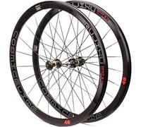 YZSMD Ruota a Parete a Doppia Parete per Bici da Road da 700c Rim Fissa da 40 mm 1,37 × 24 TPI a velocità Singola in Fibra di Carbonio Cuscinetto Cuscinetto Cuscinetto ),