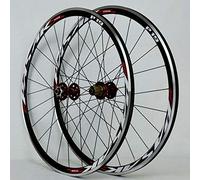 YZSMD Set di Ruote per Bici Posteriore Anteriore da 700c Set di Rotta per Rotta a Doppia Parete 24 Fori a Sei Fori a sei/135mm hub QR per 7/8/9/10/11 Cassetta flywheel (Colore Blu: Logo Blu)