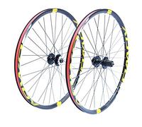 YZSMD Set di Ruote per Mountain Bike 26/27.5/29 Pollici CNC Set di Cerchioni in Lega a Doppia Parete 32h Frano a Disco QR 8-10 Speed Cassette Hubs Cuscinetto ), aggiuntivowlabs