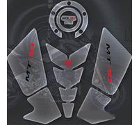 YZTAC Adesivi Moto per Yamaha MT-10 MT 10 MT10 2016-2020 2017 2018 2019 Serbatoio Carburante Traction Side Sticker Knee Grip Decalcomanie Trasparente (Color : 10)