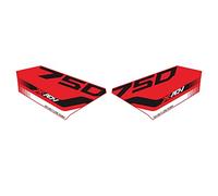 YZTAC Decalcomania Moto in PVC per Honda X-ADV 750 2017-2020 2018 2019 Kit Adesivi di Protezione (Color : Rot)