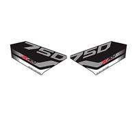 YZTAC Decalcomania Moto in PVC per Honda X-ADV 750 2017-2020 2018 2019 Kit Adesivi di Protezione (Color : Nero)