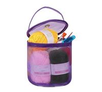 yztju Borsa per maglieria, organizer per filati per maglieria, borsa per uncinetto in tessuto Oxford, organizer portatile da viaggio, organizer per ferri da maglia e accessori per gli appassionati di