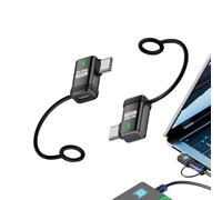 yztju C a Adattatore USB - Convertitore portatile anti -lost, connettore del telefono cellulare compatto | Adattatore USB da 90 gradi per gli uffici domestici tablet desktop di ricarica del laptop