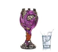 yztju Calice Vino - Coppa Gotica Ispirata Antica, Calice Drago Fantasy Artigianato, Nave Da Bere In Stile Vintage | PROP DECORATIVE Per Banchetti, Evento Cosplay, Vetrina Bar Di Casa, Festa