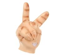 yztju Copre chef divertente per Halloween, maschera in lattice che copre tutta la testa con simbolo di pace per gli adulti, maschera travestimento divertente traspirante per uomini e donne, festa